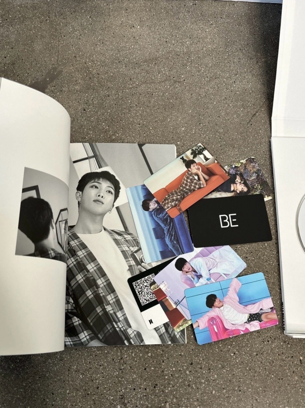 BTS BE Photocard & Photo Book Set and CD- Multi Color